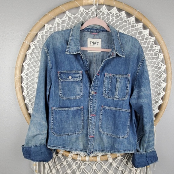 Tna oversized denim jacket Clearance